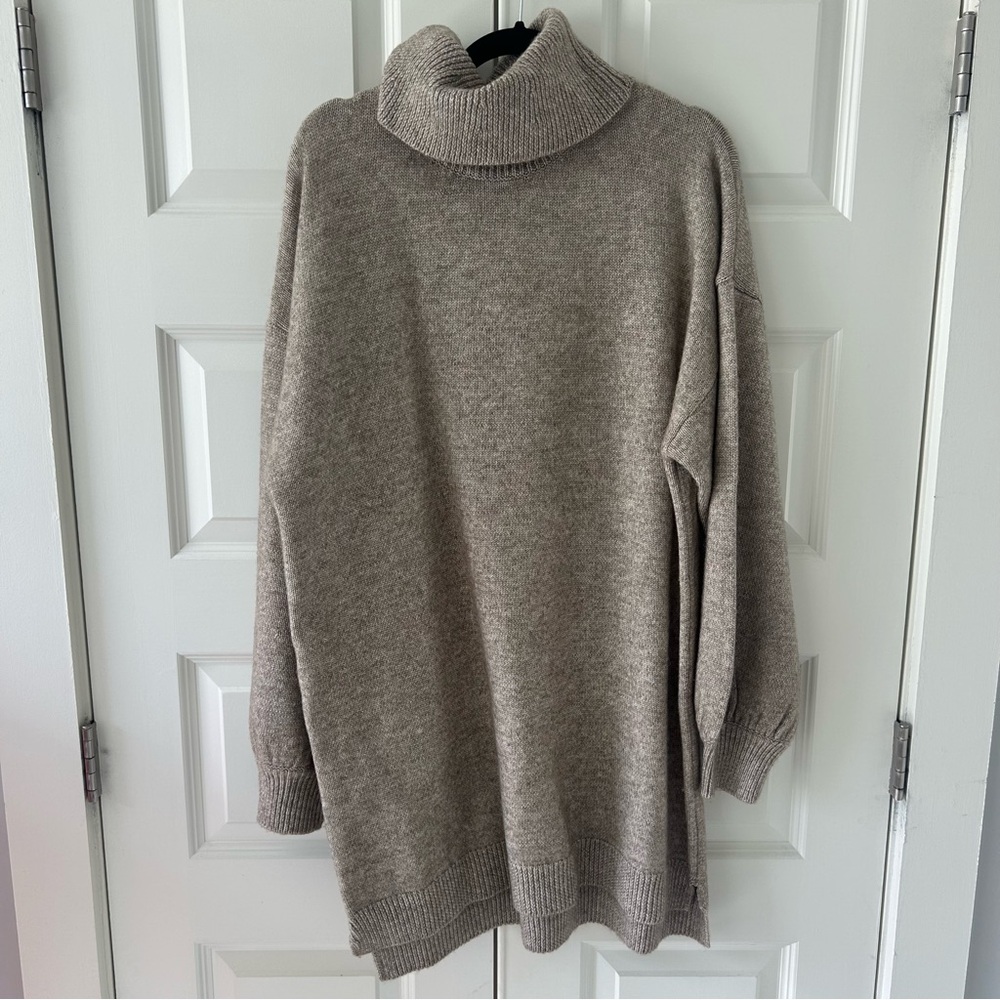 SMYM Chester Sweater Dress in Oatmeal Knit